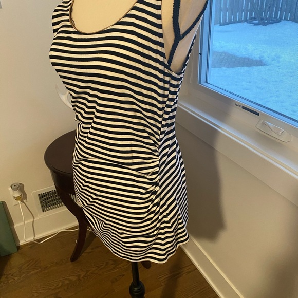 Striped Gold Threaded Tank - Picture 1 of 3